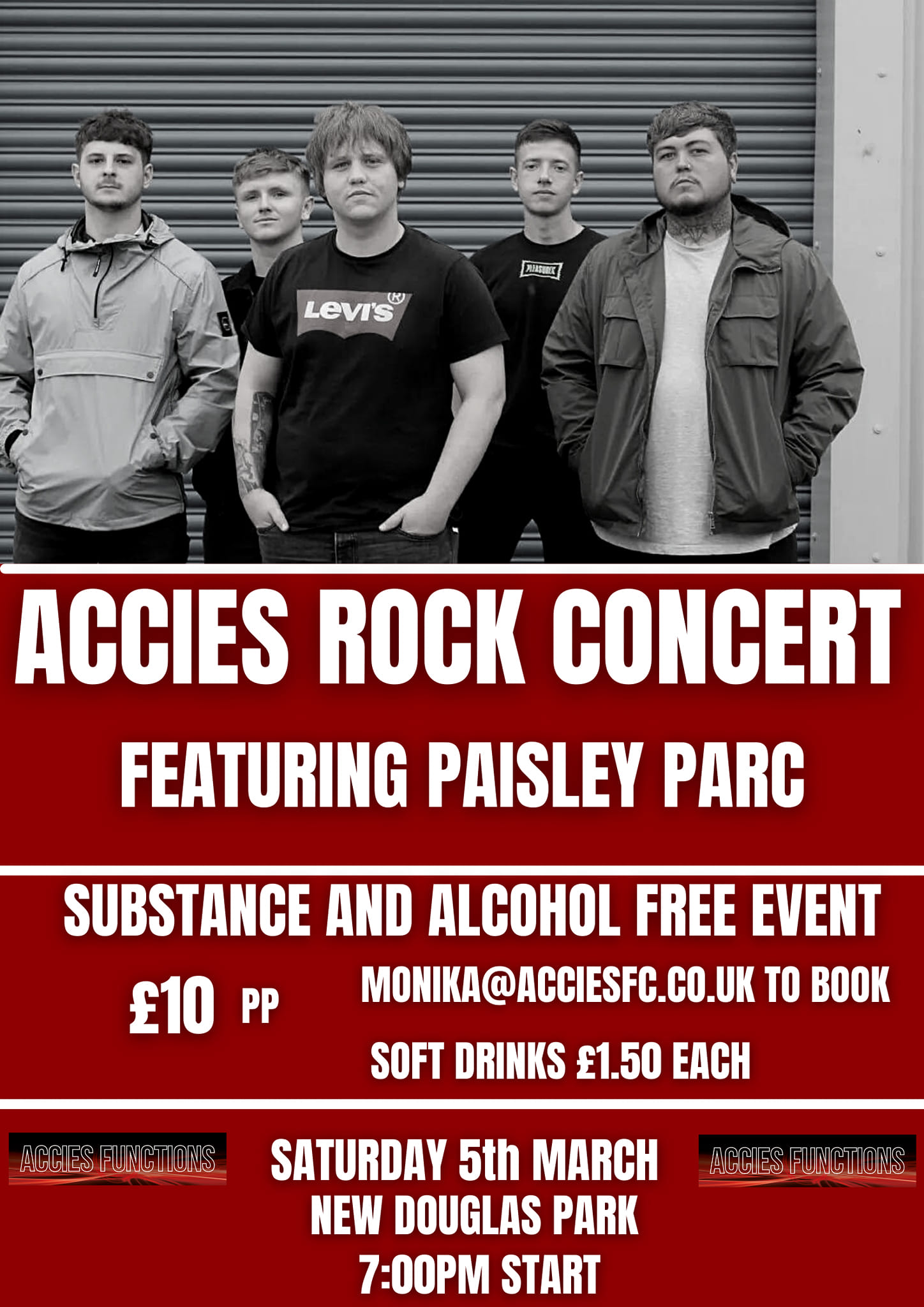 Paisley Parc Concert Cancelled