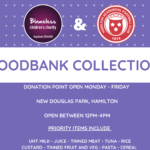 Blameless to join foodbank donation service beginning next week